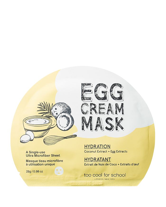 Too Cool For School - Egg Cream Mask Hydration  0.98 oz.