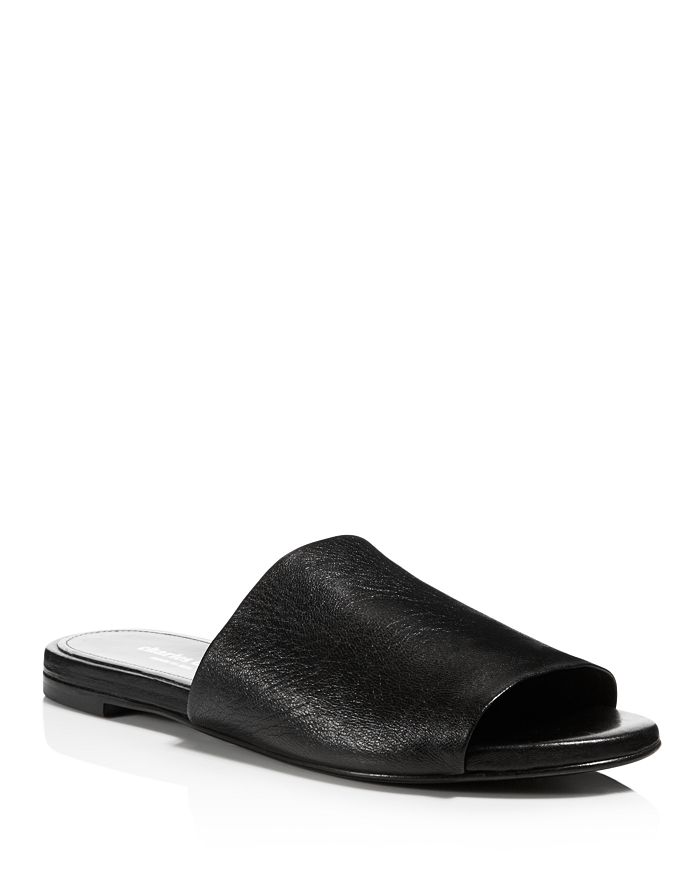 Charles david leather slide sandals store