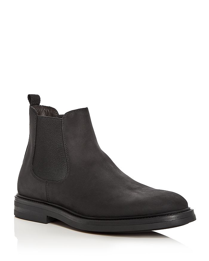 A.Testoni Men's Waterproof Nubuck Leather Chelsea Boots | Bloomingdale's