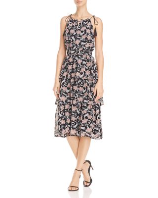 AQUA Tiered Paisley Print Dress - 100% Exclusive | Bloomingdale's Women