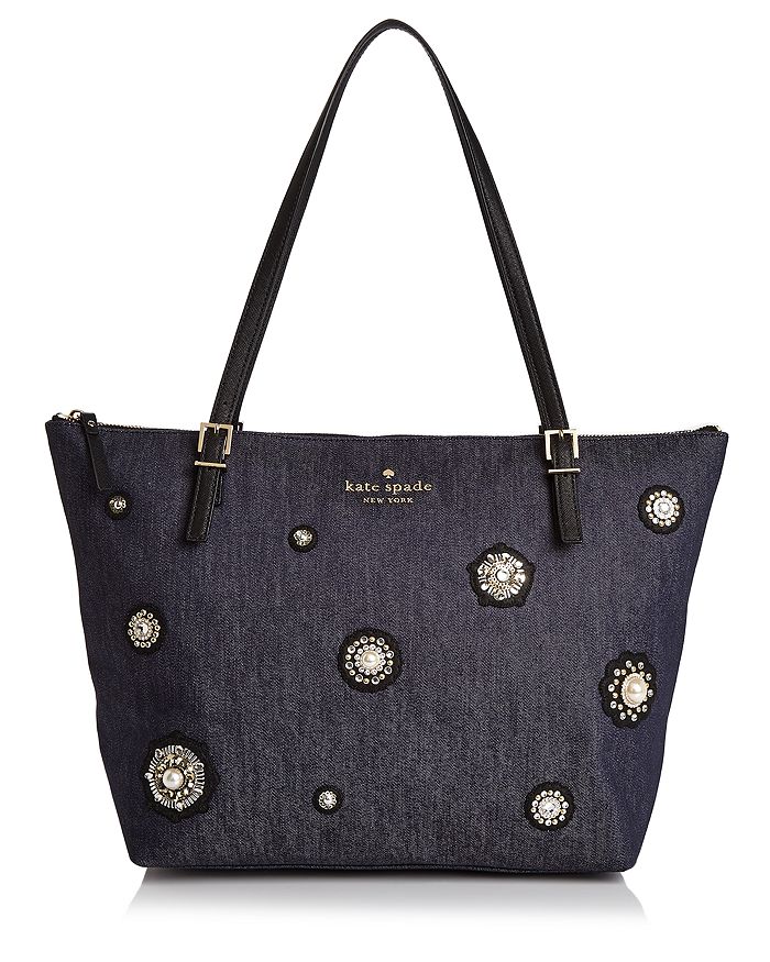Kate spade 2025 maya tote leather