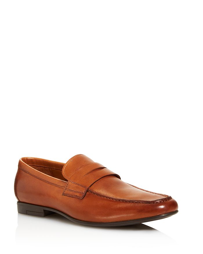 GORDON RUSH MEN'S CONNERY CALF LEATHER LOAFERS,201059