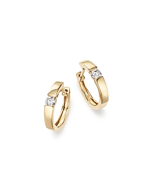 Bloomingdale's Diamond Small Hoop Earrings in 14K Yellow Gold, 0.25 ct. t.w. - 100% Exclusive