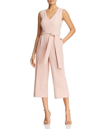 VINCE CAMUTO Belted Cropped Jumpsuit - 100% Exclusive | Bloomingdale's