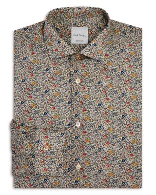Paul Smith Italian Liberty Print Slim Fit Dress Shirt | Bloomingdale's Men