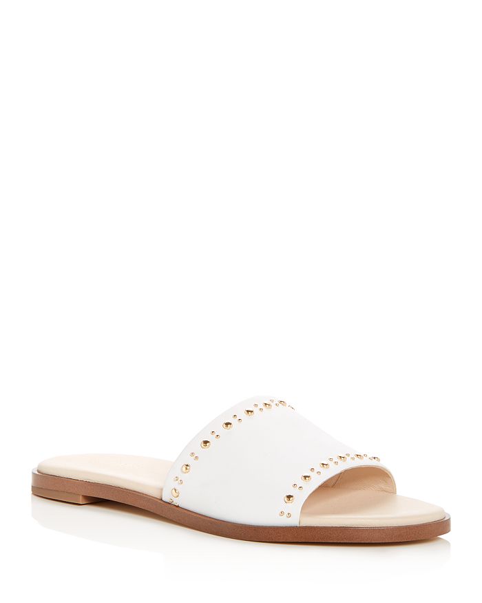 Cole Haan Women's Anica Leather Slide Sandals | Bloomingdale's