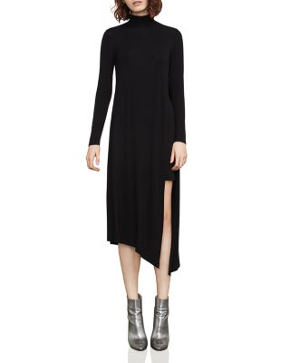 Kabrina asymmetrical 2025 turtleneck dress