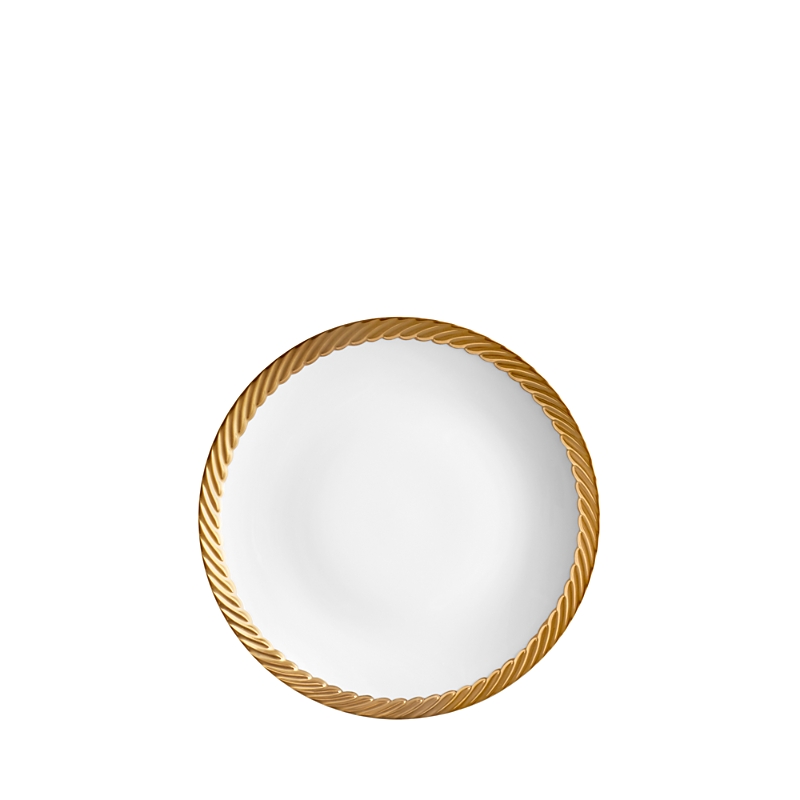 L'objet Corde 24k Goldplated-trim & Porcelain Bread And Butter Plate In Gold
