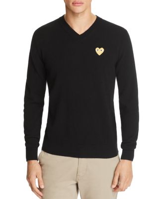 comme des garcons v neck sweater
