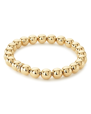 Shop Lagos Caviar Gold Collection 18k Gold Beaded Bracelet, 8mm
