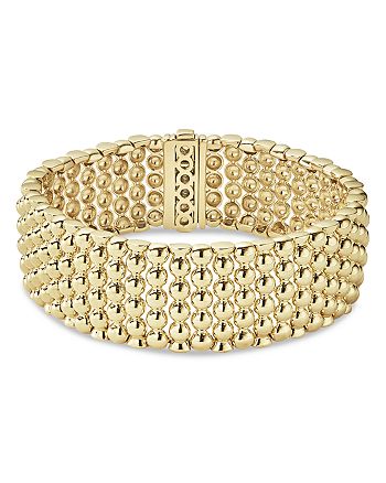 LAGOS - Caviar Gold Collection 18K Gold Wide Beaded Bracelet
