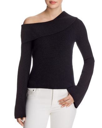 Theory Prosecco Off-Shoulder Sweater | Bloomingdale's