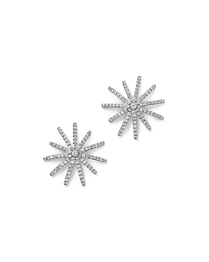Bloomingdale's Diamond Starburst Statement Earrings In 14K White Gold, 0.50 Ct. T.W. - 100% Exclusive