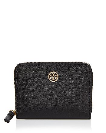 Tory Burch Robinson Leather Zip Coin Case | Bloomingdale's