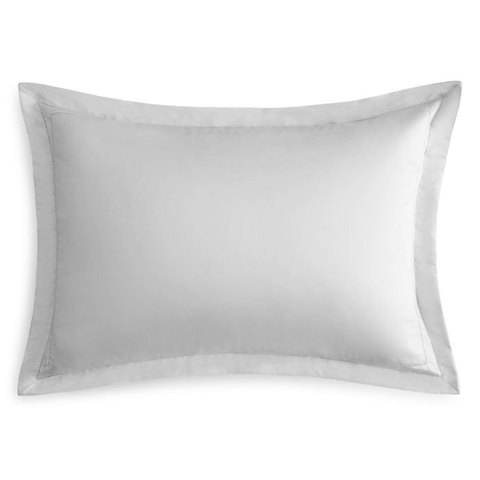 Hudson Park Collection Embroidered Geo Standard Sham - 100% Exclusive In White