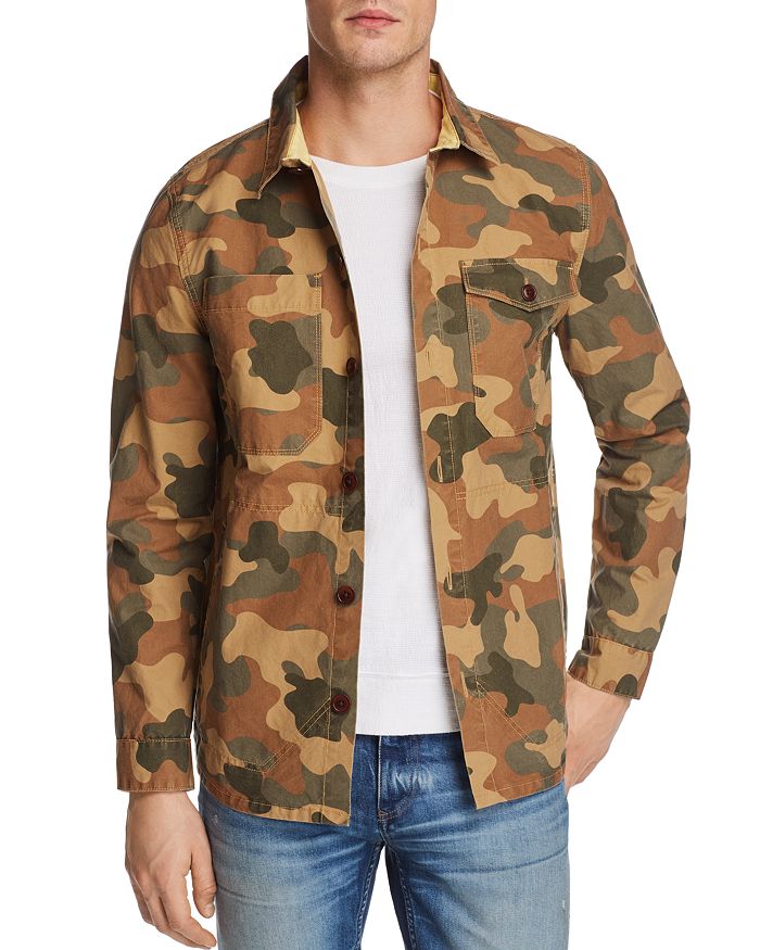 Barbour Camouflage Button-Up Shirt Jacket | Bloomingdale's