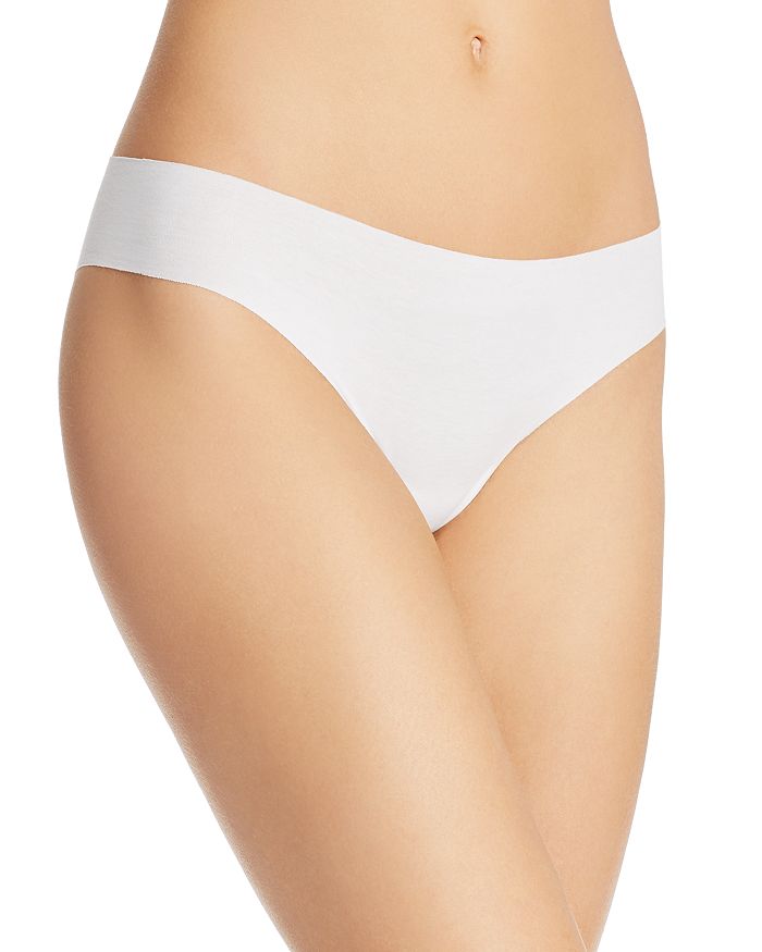 Shop Hanro Invisible Cotton Brazilian Bikini In White