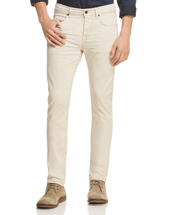7 For All Mankind Adrien Tapered Fit Jeans In White Onyx - 100% Exclusive