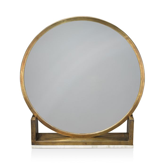 Jamie Young Odyssey Vanity Mirror In Brass