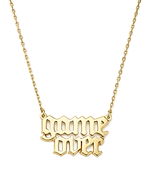 Bing Bang Nyc Game Over Necklace, 16 - 100% Exclusive