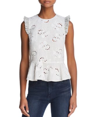 rebecca taylor peplum top