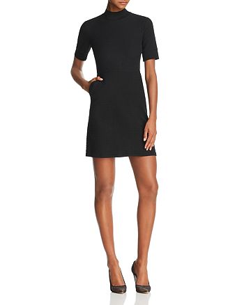 FRENCH CONNECTION Savos Textured Mock Neck Dress | Bloomingdale's