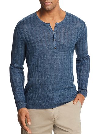 Details about   New John Varvatos Star USA Long Sleeve Henley Knit Sweater Light Gray $178 NO0 