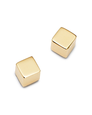 Moon & Meadow Cube Stud Earrings in 14K Yellow Gold - 100% Exclusive