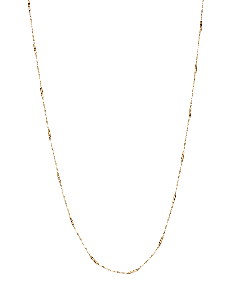 Moon & Meadow Bar Station Necklace In 14k Yellow Gold, 16 - Exclusive In Gold