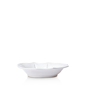 Vietri Incanto Baroque Stoneware Pasta Bowl In White