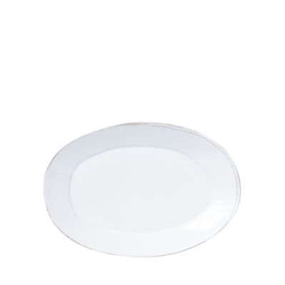 VIETRI - Melamine Lastra White Oval Platter
