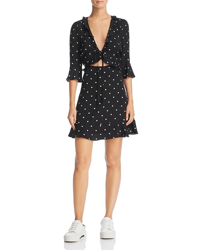 Polka dot dress bloomingdales store
