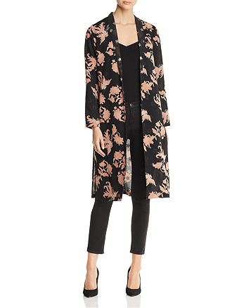 Scotch & Soda Lightweight Floral-Print Duster Jacket | Bloomingdale's