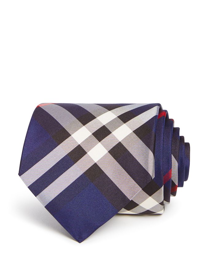 Burberry clinton check silk hotsell tie