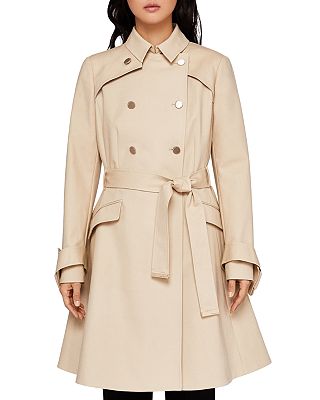 Ted Baker Marrian Flared Trench Coat Designer trench coats Trench