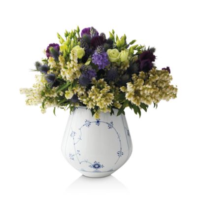 Blue Plain Vase