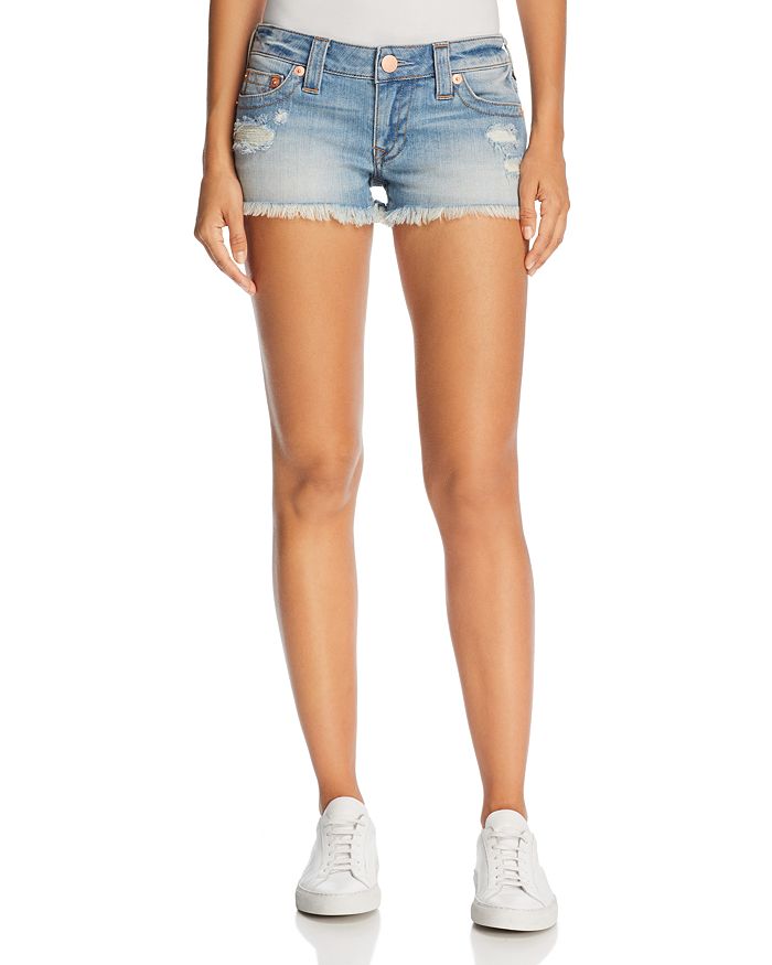 True religion joey cut off shorts top
