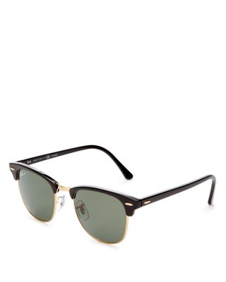  Polarized Classic Clubmaster Sunglasses, 51mm