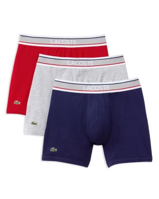 Lacoste Boxer Briefs, Pack of 3 | Bloomingdale's