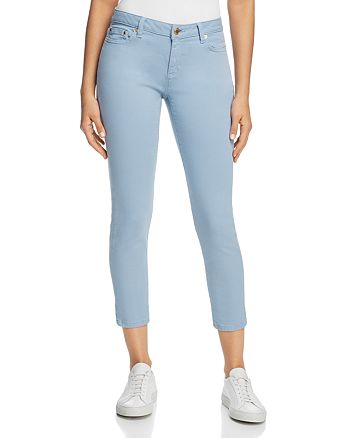 MICHAEL Michael Kors Izzy Ankle Skinny Jeans in Chambray | Bloomingdale's