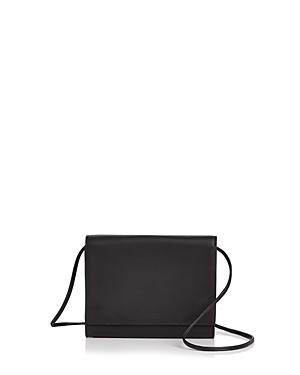 BAGGU COMPACT LEATHER CROSSBODY,COMPACT PURSE