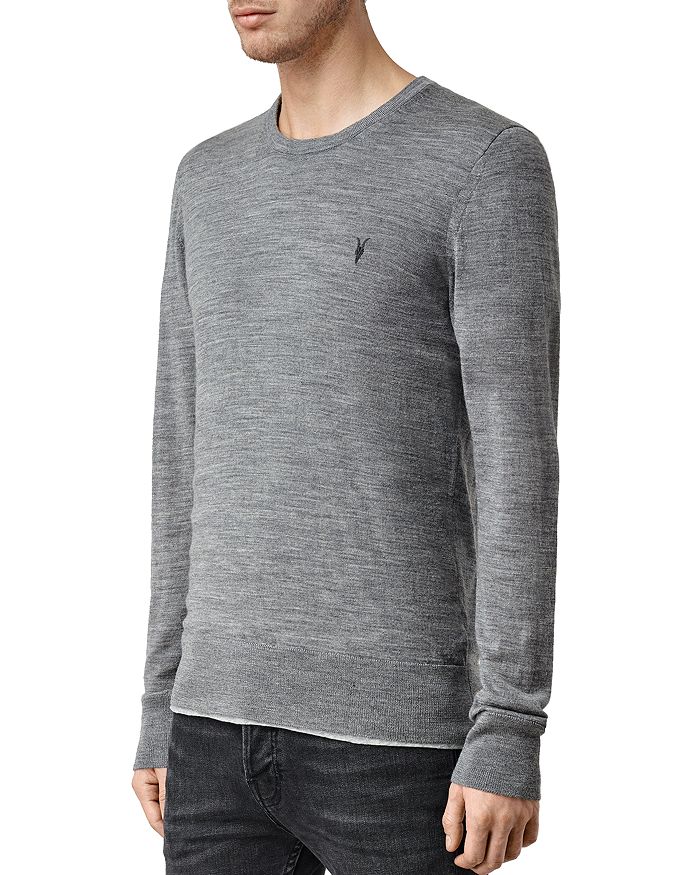 Shop Allsaints Mode Merino Sweater In Gray