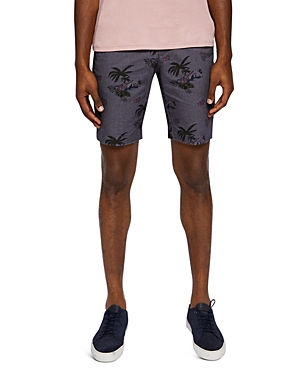 TED BAKER TROPIS TROPICAL PRINTED SHORTS,TH8MGS70TROPISCHARCO