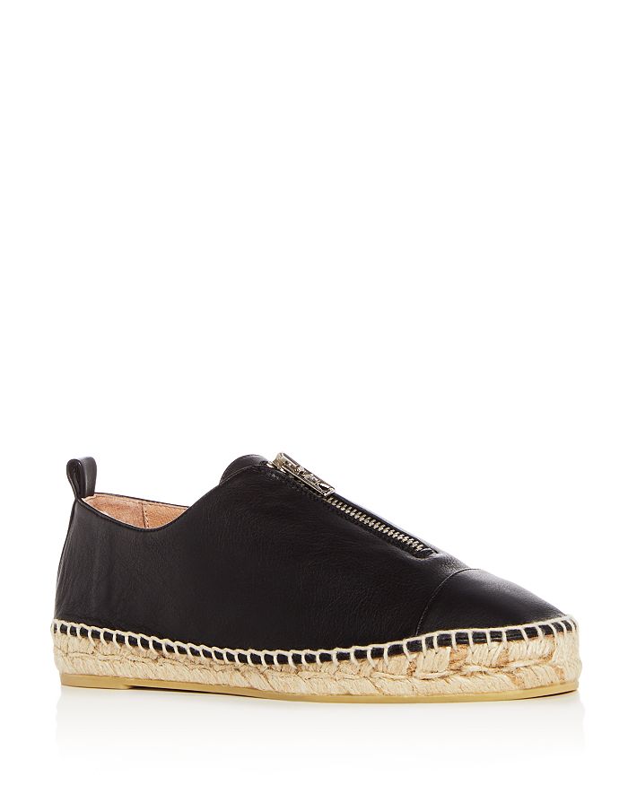 Andre Assous Women's Ciara Leather Espadrille Flats In Black