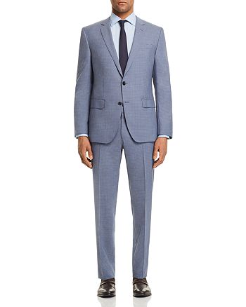 BOSS Huge/Genius Slim Fit Small Check Suit | Bloomingdale's