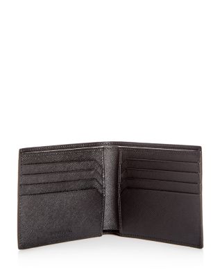 Sartorial Embossed Leather Bi-Fold Wallet