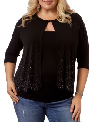 belldini rhinestone sweaters