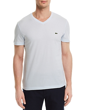 LACOSTE V-NECK TEE,TH6810