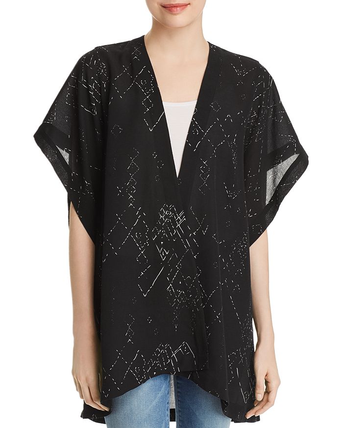 Eileen fisher sale chevron coat