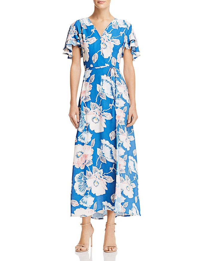 FRENCH CONNECTION Cari Crepe Floral-Print Maxi Dress | Bloomingdale's